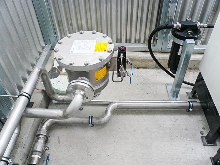 Tanktechnik für Flugbenzin